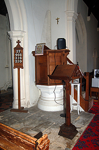 Pulpit and lectern June 2012
